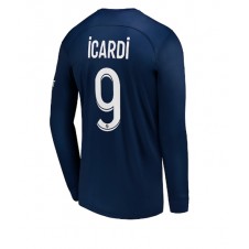 Paris Saint-Germain Mauro Icardi #9 Hjemmedrakt 2022-23 Langermet